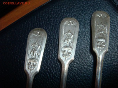 Три чайных ложки"Юрий Долгорукий", мельхиор - DSC00680.JPG