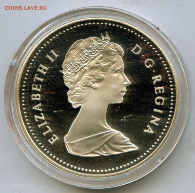 Канада. 1981 г. $1. 100 лет ЖД Канада. до 05.03 в 21.30 - CoinsWorldSUperCollection259
