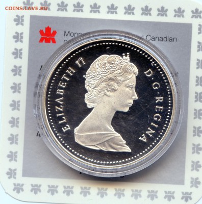 Канада. 1989 г. $1. Маккензи. до 05.03 в 21.30 - CoinsWorldSUperCollection279