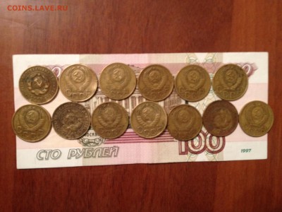 3 коп. До 1961г. 13шт. до 3.03.2015 в 22.22 - image