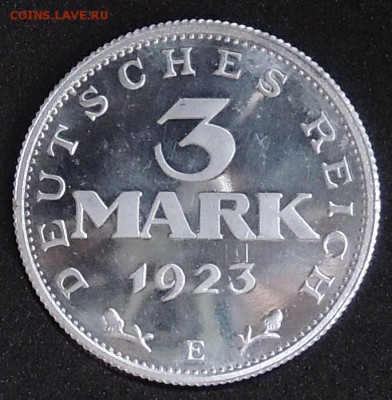 Веймар 3 марки 1923 - Изображение 758
