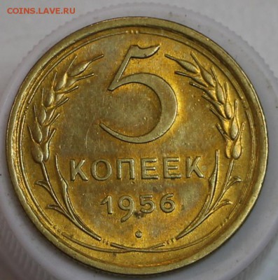 5 коп 1956 год ** шикарный ** 3,03,15 в 22,00 - 28,02 110