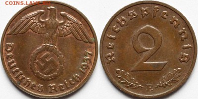 5 RM 1934 Е                        (кирха без даты) - оценка - 2 RP 1937 Е