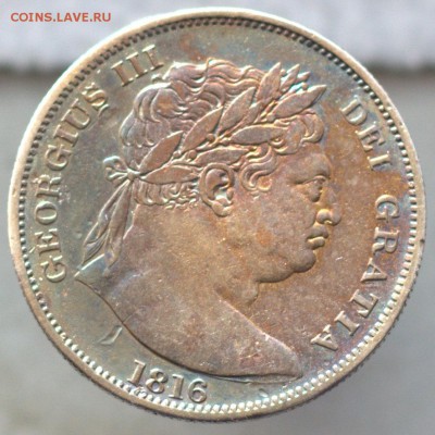 предпродажная оценка. 1816. полукрона .ГеоргIII - IMG_3306