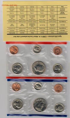 Банковский набор USA 1988г-две спайки разных дворов до 3.03. - 1