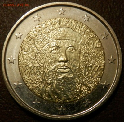 Финляндия 2 евро 2013 года "125 лет с рождения Силланпяя" - P3011004.JPG