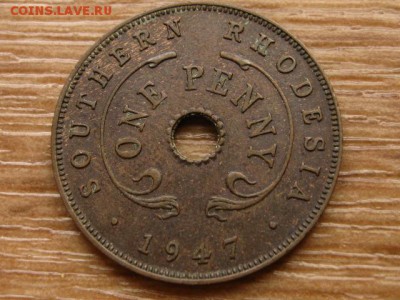 Южная Родезия Брит. 1 пенни 1947 до 04.03.15 в 21.00 М - IMG_0872