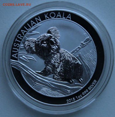 Серебро 999 пробы Австралии Коала 08.03.22:15 - коала