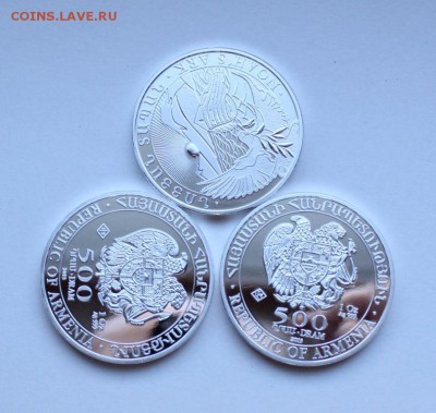 Серебро 999 пробы Армении Ноев ковчег 08.03.22:15 - армения