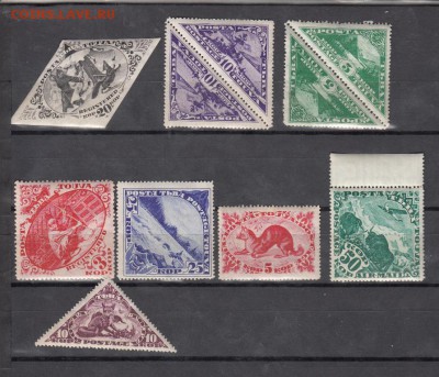 марки чистые Тува 1934-35г - 408