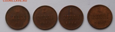 1 пенни 1914-17 гг.(4шт.)До 5.03.2015 г.,в 22-00 по Мск - penni14-17