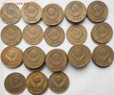 70монет с повторами 3-5 копеек 1961-91гг.Простые до 05.03.15 - 3 коп СССР 007.JPG