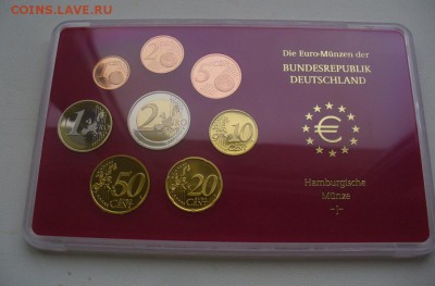 Наборы евро - Набор евро ПРУФ Германия 2004 J - Гамбург 3