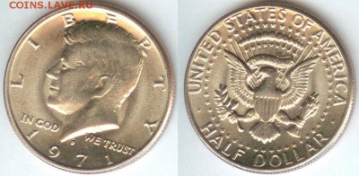 США-50 центов-1971-D, до 21.00 мск 09.03.2015 - США-50 центов-1971-D