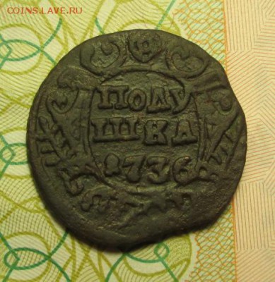 полушка 1734 - 1737 гг. - IMG_3587.JPG