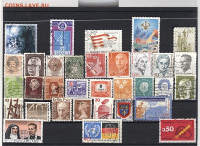 Марки мира без повторов - (гашёные) - 10-03-2015 - D02+