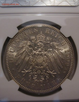 5 марок 1909 Ляйпциг университет MS-65 NGC до7.02.15в22-00 - IMG_0222.JPG