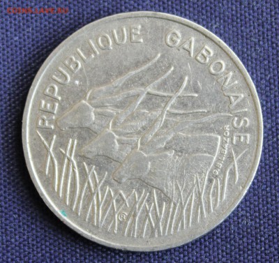 С 1 руб. ГАБОН 100 франков 1975г. АНТИЛОПЫ до 10.03.15г.в 22 - IMG_4225.JPG