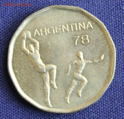 С 1 руб. АРГЕНТИНА 20 песо 1978г. ФУТБОЛ до 10.03.15г.в 22-0 - IMG_4216.JPG