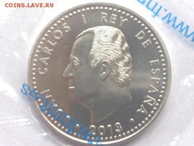 30 ЕВРО 2013 г. 75 ЛЕТ ХУАН КАРЛОСУ . UNC.  до 10.03 в 22-00 - 5143332865