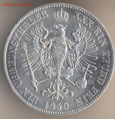 Пруссия 1860 талер оценка - 19