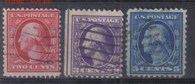 Марки США 1908-09гг №1 до 9.03 22.00мск - Марки США 1908-09гг №1