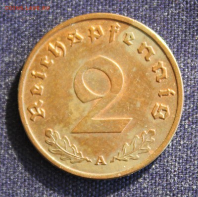 С 1 руб. ГЕРМАНИЯ 2 пфеннига 1937г."А" СВАСТИКА до 12.03.15г - IMG_4256.JPG