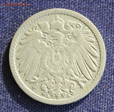 С 1 руб. ГЕРМАНИЯ 5 пфеннигов 1907г."А" до 12.03.15г.в 22-00 - IMG_4255.JPG