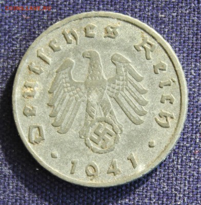 С 1 руб. ГЕРМАНИЯ 5 пфеннигов 1941г."А" ЦИНК до 12.03.15г. - IMG_4253.JPG
