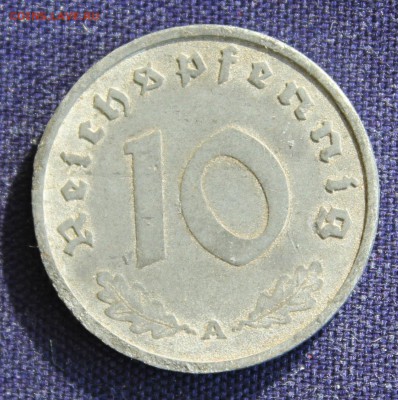 С 1 руб. ГЕРМАНИЯ 10 пфеннигов 1941г. "А"ЦИНК  до 12.03.15г. - IMG_4248.JPG