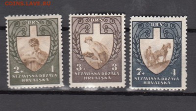 марки Хорватия чистые 1943г - 427