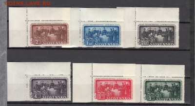 марки Словакия чистые 1942г - 423