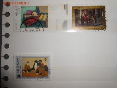 Марки ЖИВОПИСЬ и ИСКУССТВО, красивая подборка, 47 разных - DSCN5894.JPG