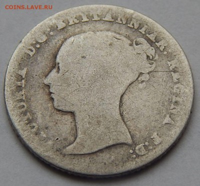 Великобритания 4 пенса 1842, до 09.03.15 в 22:00 МСК - 4574