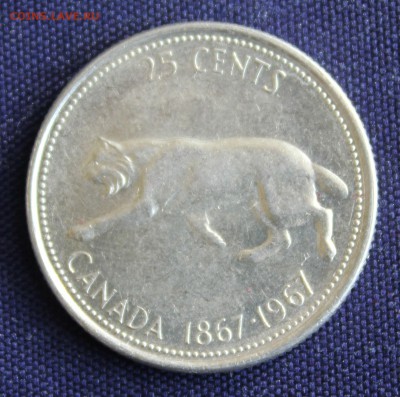 С 1 руб.КАНАДА 25с 1967г. РЫСЬ,100-лет КОНФЕДЕРАЦИИ до 12.03 - IMG_4091.JPG