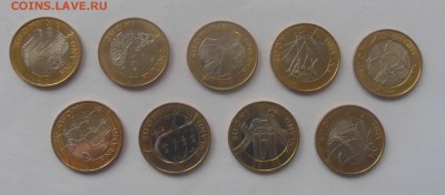5 Евро Финляндия 9 монет биметалл - регионы - 2.JPG