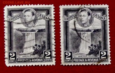 Марки Британская Гвиана 1938г.2 шт. до 14.03.15г. - DSCF2744.JPG