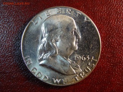 США халф ($0.5) Франклин 1963 UNC до 12.03 22:00 МСК Ag900 - DSC05717