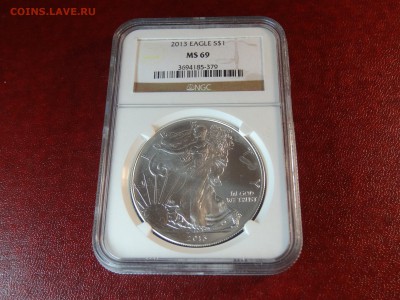 США доллар $1 2013 в слабе NGC MS69 до 12.03 22:00 МСК - DSC05731