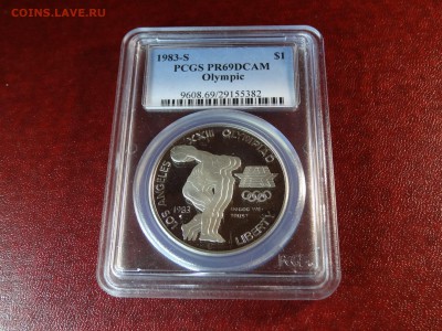 США Олимпиада-84 Доллар $1 PCGS PF69DCAM до 12.03 22:00 МСК - DSC05733