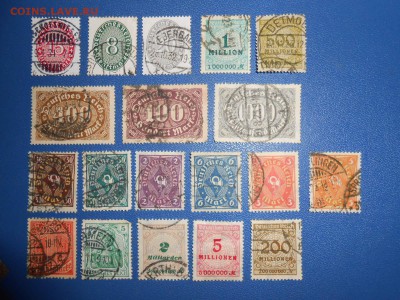 Марки Deutsches Reich. 19 штук без повторов - DSCN5647.JPG