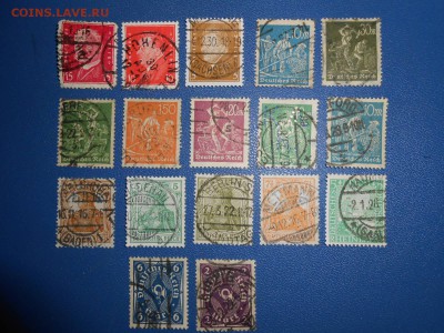 Марки Deutsches Reich. 17 штук без повторов - DSCN5650.JPG