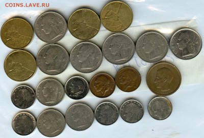 Бельгия. ОПТ 22 монеты. до 14.03 в 22.00 СТАРТ С 1 РУБЛЯ!!! - Coins-World-Super-Collection130