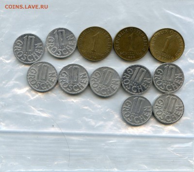 Австрия. ОПТ 12 монеты. до 14.03 в 22.00 СТАРТ С 1 РУБЛЯ!!! - Coins-World-Super-Collection133