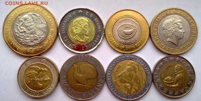 Иностранный биметалл 2014 - Канада, Мексика, Гонконг по фикс - 0203201510034