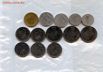 ИТАЛИЯ ОПТ 13 шт. до 14.03 в 22.00 СТАРТ С 1 РУБЛЯ! - CoinsWorldSUperCollection347