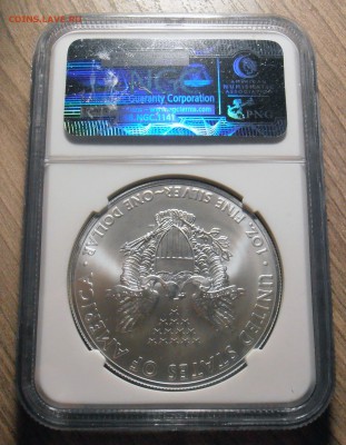 1 доллар США, 2014 год, в слабе NGC, BU, до 16.03.2015 в 22 - P1010066.JPG