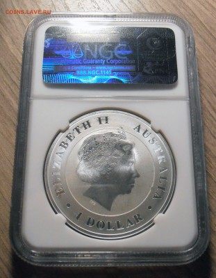 1 $ Австралия, 2014 год, в слабе NGC, BU, 16.03.2015 в 22-00 - P1010072.JPG