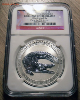 1 $ Австралия, 2014 год, в слабе NGC, BU, 16.03.2015 в 22-00 - P1010071.JPG