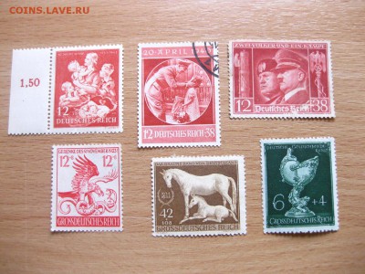 РЕЙХ,6 марок:Д.р.Гитлера 1940(чистые+1 гашеная)!до12.03.2015 - IMG_2825.JPG